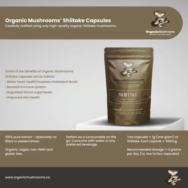 Shiitake Mushroom Capsules
